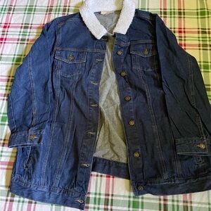 Woman Within denim jacket size large 18/20 new